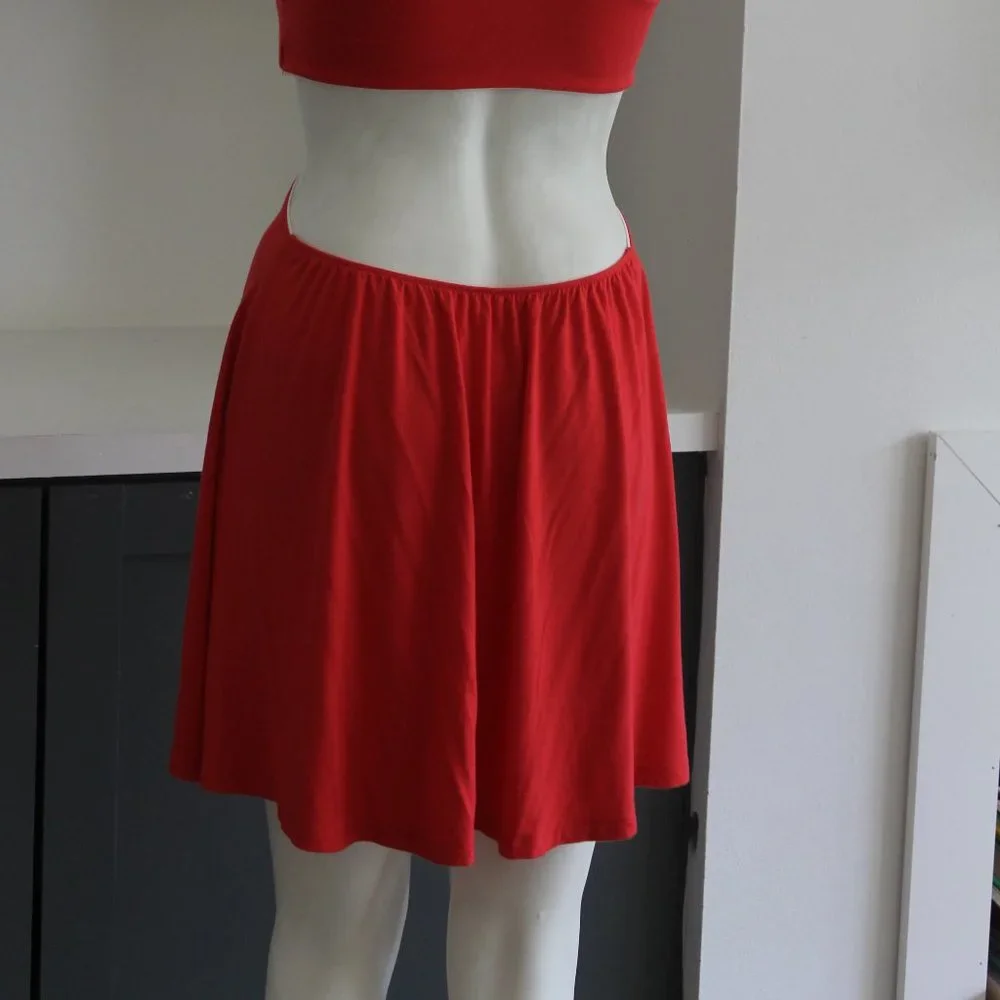 Victoria's Secret Babydoll Red Summer Beach Bra Top Open Back Dress S - Picture 8 of 9
